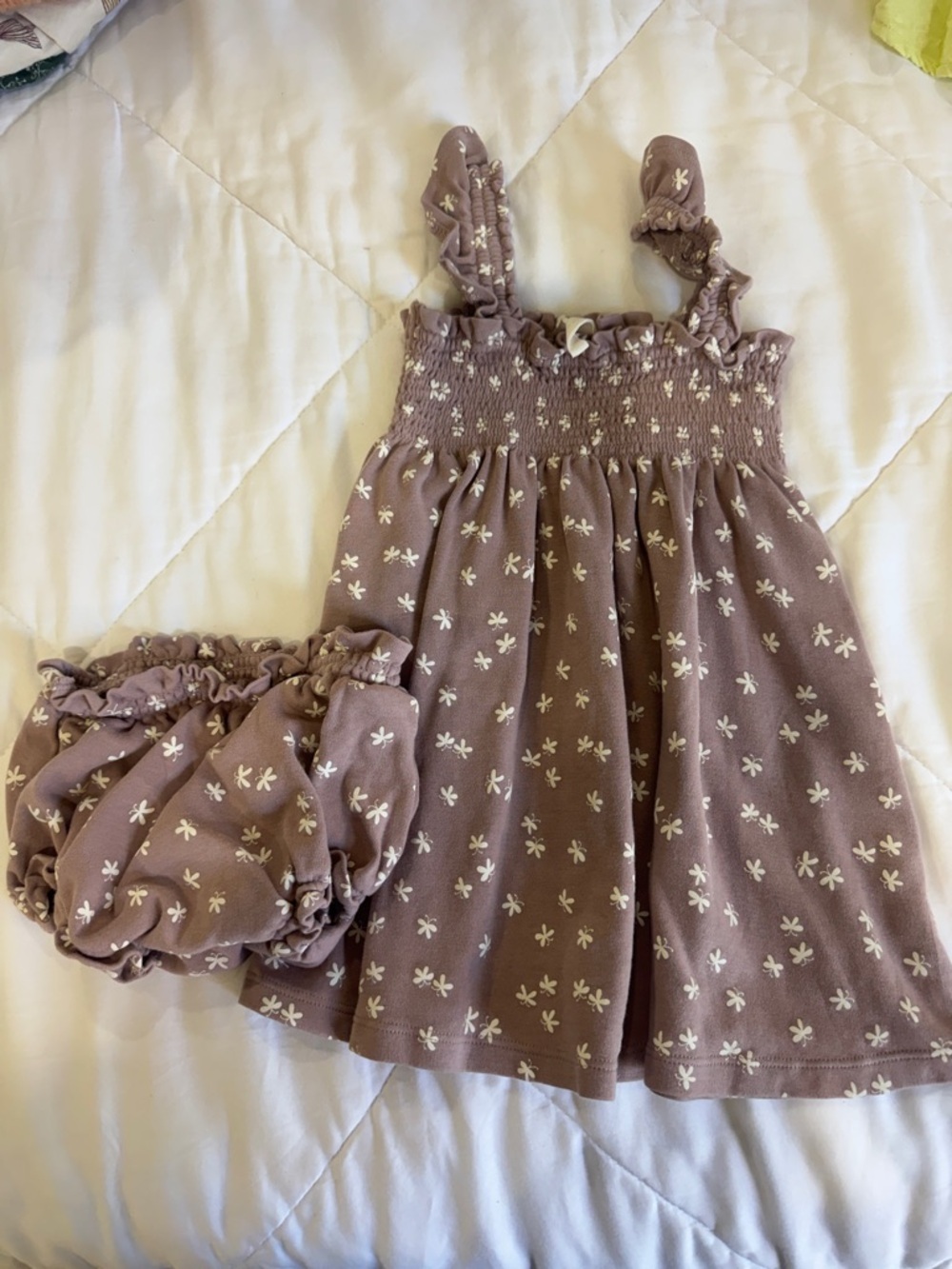 Quincy Mae mauve dress GUC 2-3y (could also fit more like 18-24m)